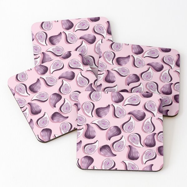 Item preview, Figs, Purple fruits on a pink background designed and sold by Alex  Blud.