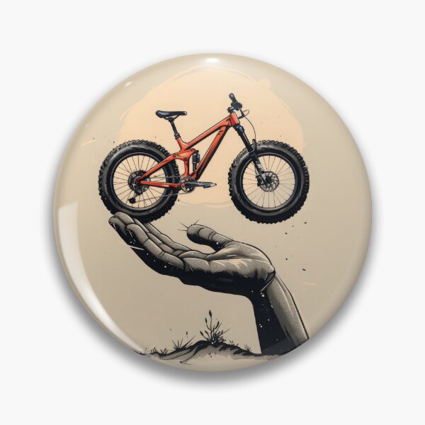Item preview, mountain biker - MTB designed and sold by FlowersColorful.