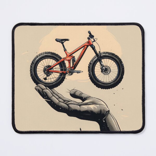 Item preview, mountain biker - MTB designed and sold by FlowersColorful.