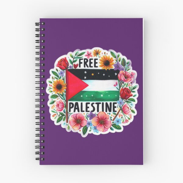 Item preview, Free Palestine Flag with Floral Design designed and sold by EpiphanyArt28.