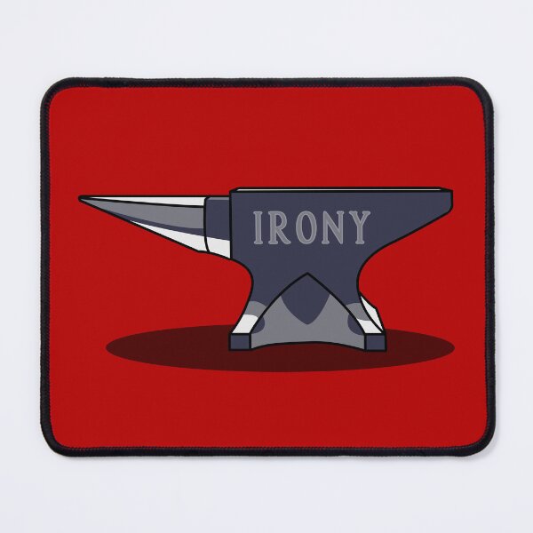 Item preview, Anvil of Irony: Striking Wordplay Design designed and sold by Fun Funky Designs.