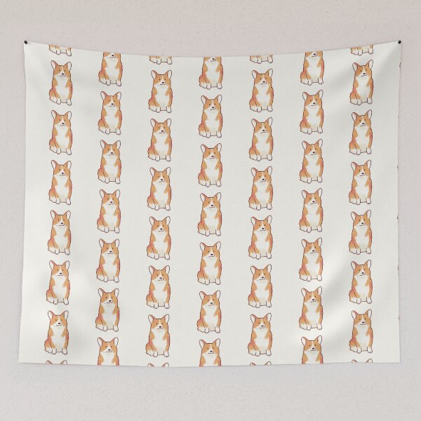 Item preview, corgi illustration  designed and sold by Artofmayara.