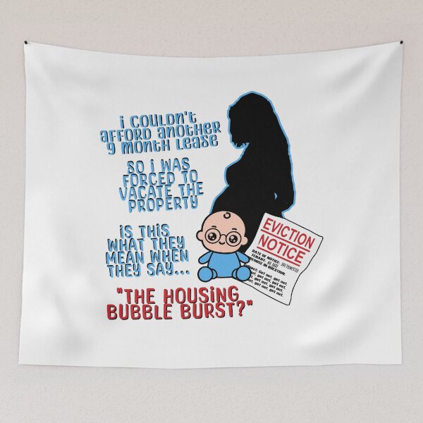 Item preview, THE BABY HOUSING BUBBLE BURST (Boys Version) designed and sold by FREEKNSTEIN.