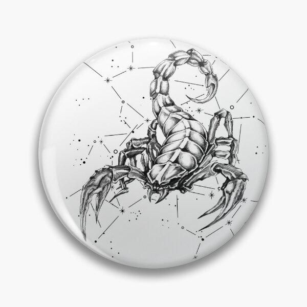 Item preview, Scorpius zodiac collection astrology scorpio sketch designed and sold by Szkicerka.