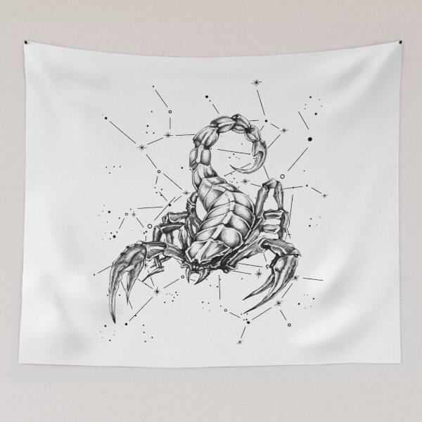 Item preview, Scorpius zodiac collection astrology scorpio sketch designed and sold by Szkicerka.