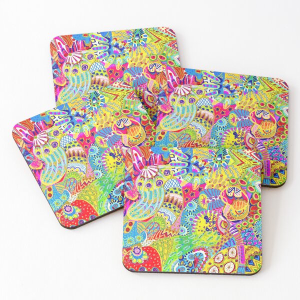 Item preview, 617. Dynamic Harmonies: Vibrant Abstract Artwork in Acrylic and Gouache designed and sold by Veera Zukova.