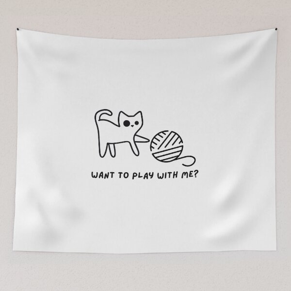 Item preview, Want to play with me? designed and sold by Hi-kari.