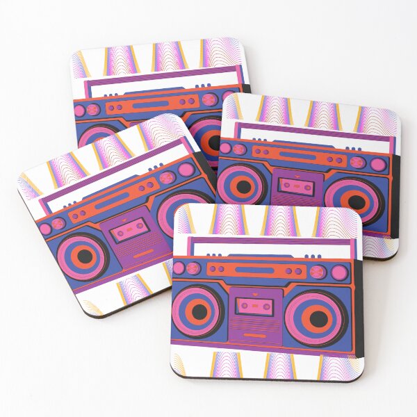 Item preview, Ghettoblaster 80 years with beat waves designed and sold by TeeDesignMaster.