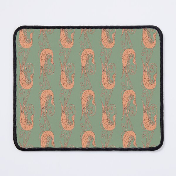 Item preview, Art Nouveau Shrimp designed and sold by Coastal Garden Design Studio.