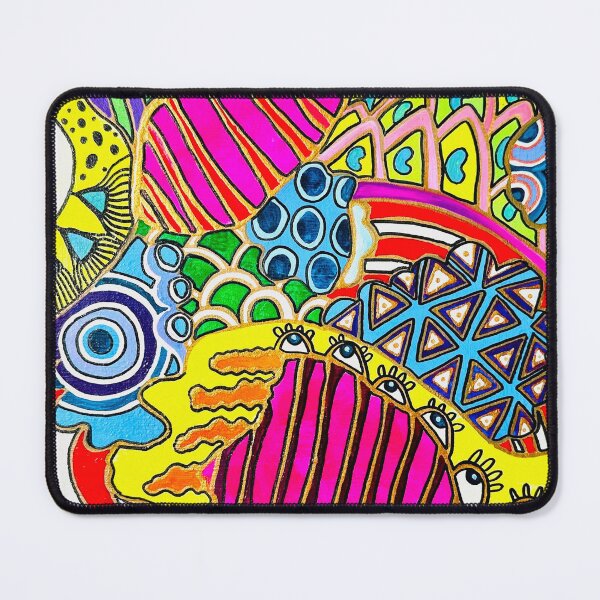 Item preview, 636. Bold Colorful Psychedelic Abstraction Vibrant Delight designed and sold by Veera Zukova.