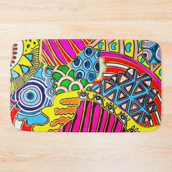 Item preview, 636. Bold Colorful Psychedelic Abstraction Vibrant Delight designed and sold by Veera Zukova.