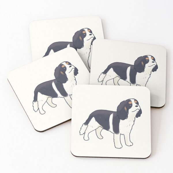 Item preview, Cute king charles spaniel art  designed and sold by Artofmayara.
