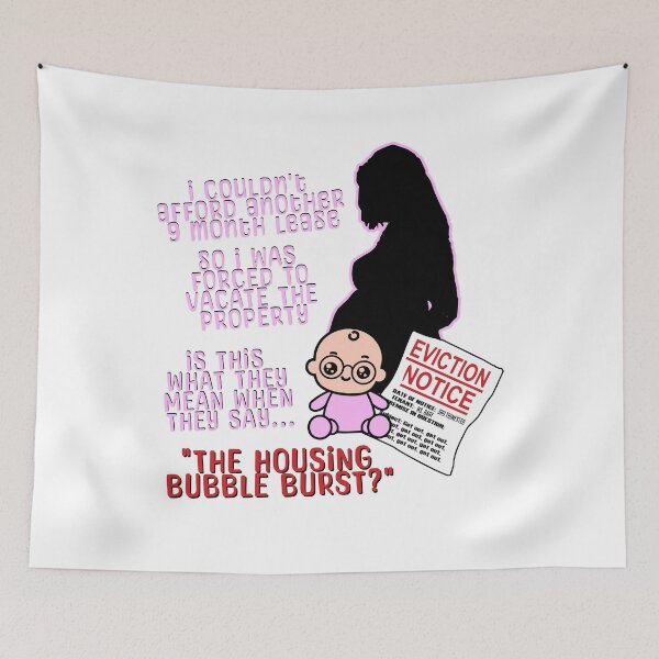 Item preview, THE BABY HOUSING BUBBLE BURST (Girls Version) designed and sold by FREEKNSTEIN.