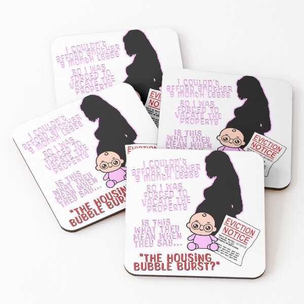 Item preview, THE BABY HOUSING BUBBLE BURST (Girls Version) designed and sold by FREEKNSTEIN.