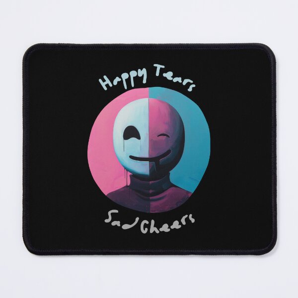 Item preview, Emotional Rollercoaster Split Design - Sad & Happy Face Tee designed and sold by zax454.