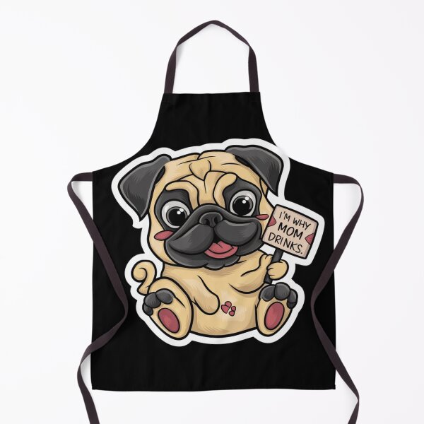 Item preview, I'm Why Mom Drinks, Pug Design designed and sold by Peter Stawicki.
