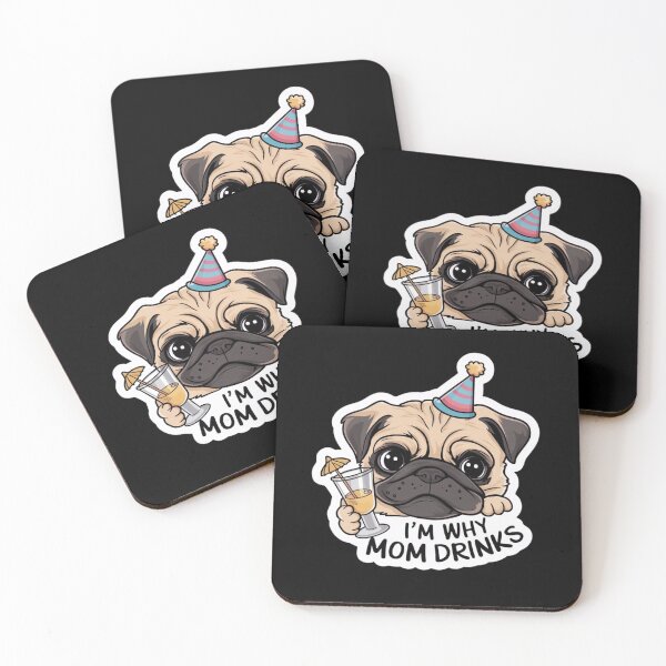 Item preview, I'm Why Mom Drinks, Pug Hat Design designed and sold by Peter Stawicki.