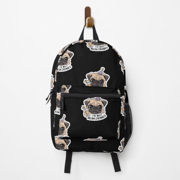 Item preview, I'm Why Mom Drinks, Pug Hat Design designed and sold by Peter Stawicki.