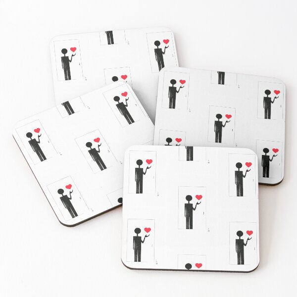 Item preview, Red Heart in Hand - Minimalist Illustration designed and sold by Piotrek0001.
