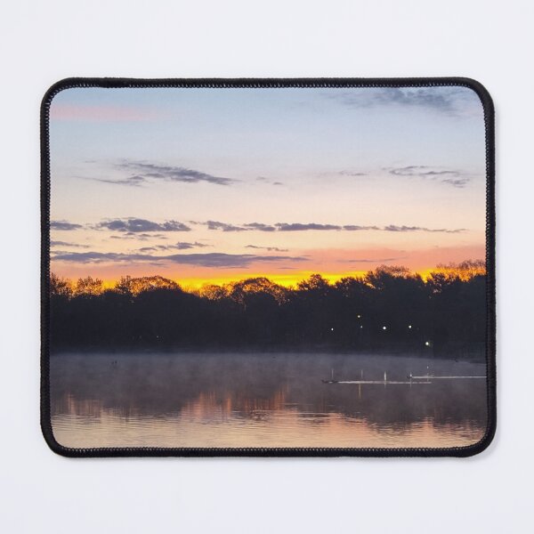 Item preview, lake view golden hour designed and sold by Gigi LoVond Gallery .