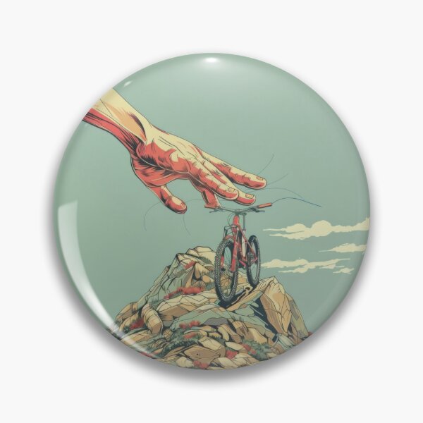 Item preview, mountain biker - MTB designed and sold by FlowersColorful.