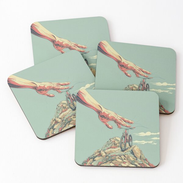 Item preview, mountain biker - MTB designed and sold by FlowersColorful.
