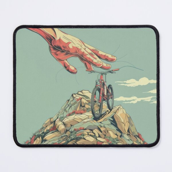 Item preview, mountain biker - MTB designed and sold by FlowersColorful.