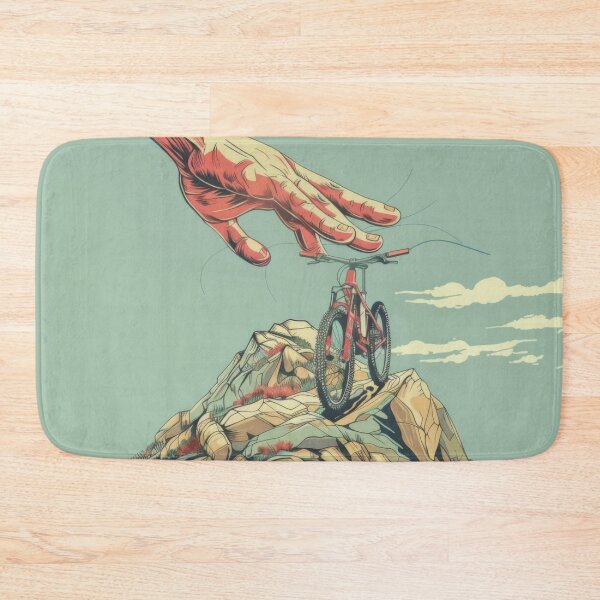 Item preview, mountain biker - MTB designed and sold by FlowersColorful.