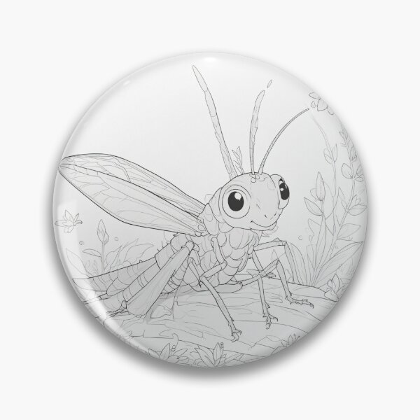 Item preview, Cute Grasshopper Cartoon Vector designed and sold by Sadia  Jannat.