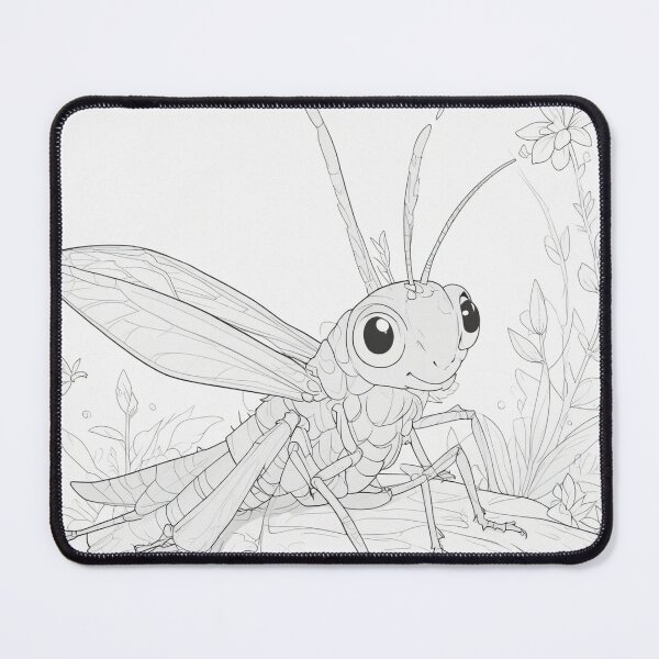 Item preview, Cute Grasshopper Cartoon Vector designed and sold by Sadia  Jannat.