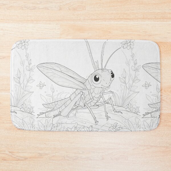 Item preview, Cute Grasshopper Cartoon Vector designed and sold by Sadia Jannat.
