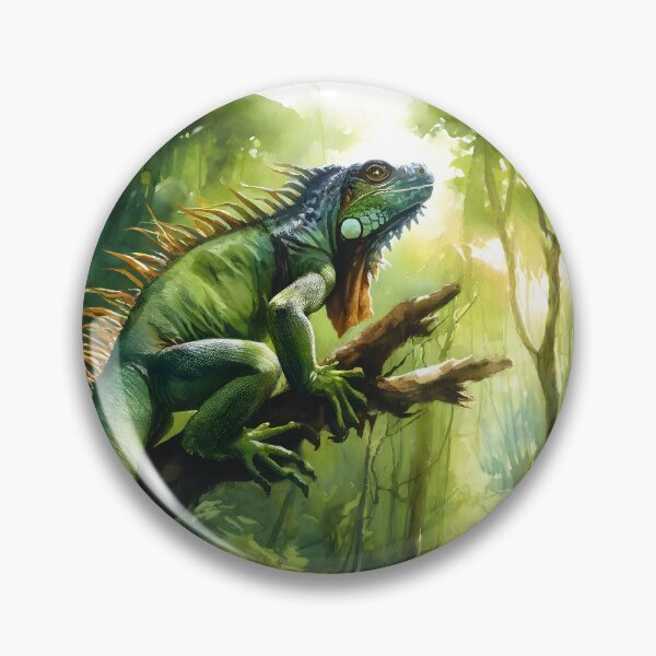 Item preview, Iguana perched on a branch designed and sold by h00ch2003.
