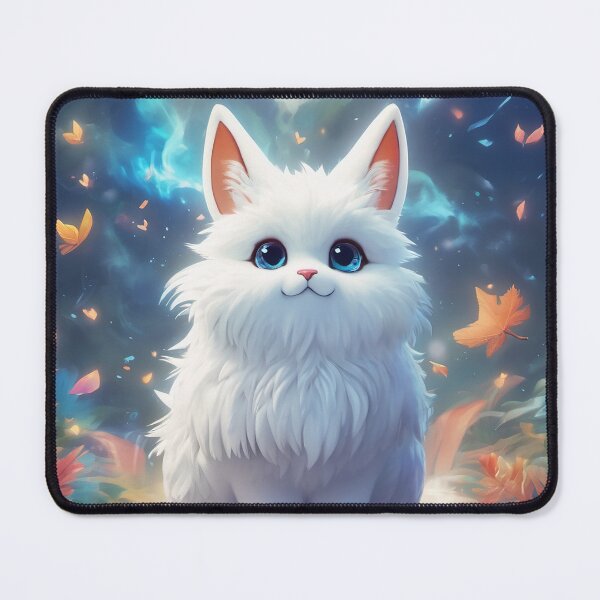 Item preview, Cute White Cat in Fantasy designed and sold by 7061s.