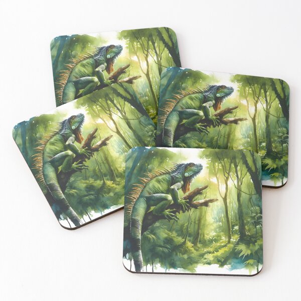 Item preview, Iguana perched on a branch designed and sold by h00ch2003.
