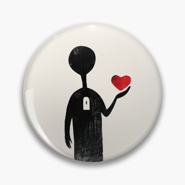 Item preview, Red Heart in Hand - Minimalist Illustration designed and sold by Piotrek0001.