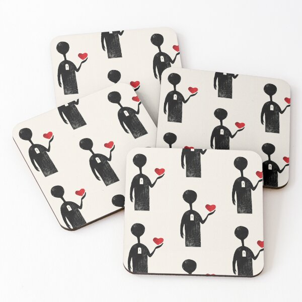 Item preview, Red Heart in Hand - Minimalist Illustration designed and sold by Piotrek0001.