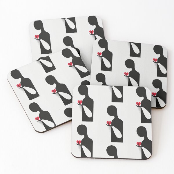 Item preview, Red Heart in Hand - Minimalist Illustration designed and sold by Piotrek0001.