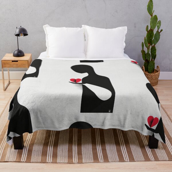 Item preview, Red Heart in Hand - Minimalist Illustration designed and sold by Piotrek0001.