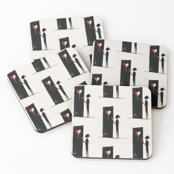 Item preview, Red Heart in Hand - Minimalist Illustration designed and sold by Piotrek0001.