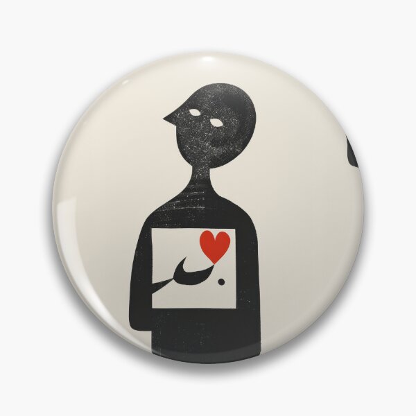 Item preview, Red Heart in Hand - Minimalist Illustration designed and sold by Piotrek0001.