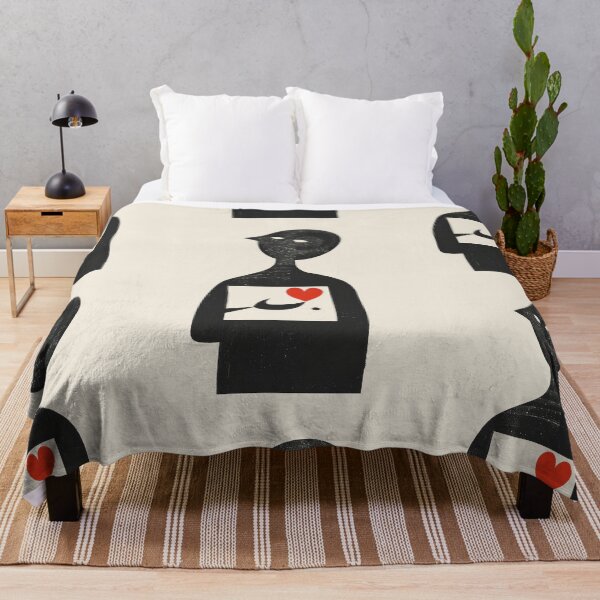 Item preview, Red Heart in Hand - Minimalist Illustration designed and sold by Piotrek0001.