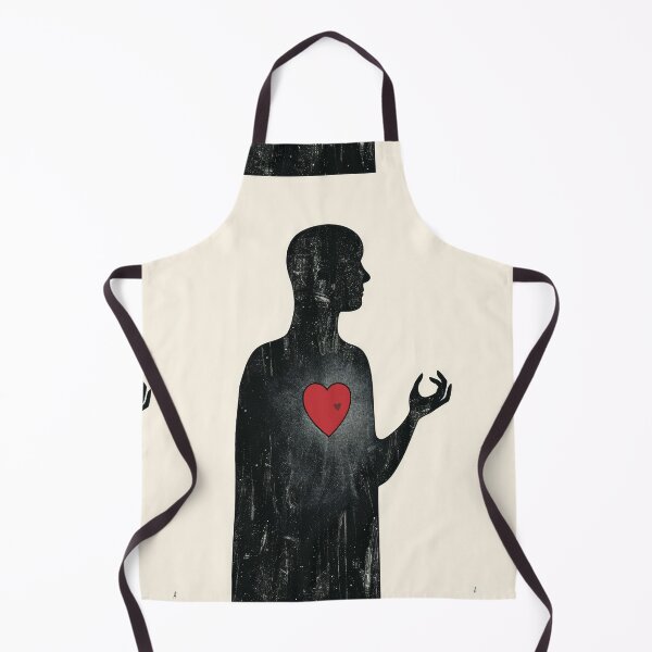 Item preview, Red Heart in Hand - Minimalist Illustration designed and sold by Piotrek0001.
