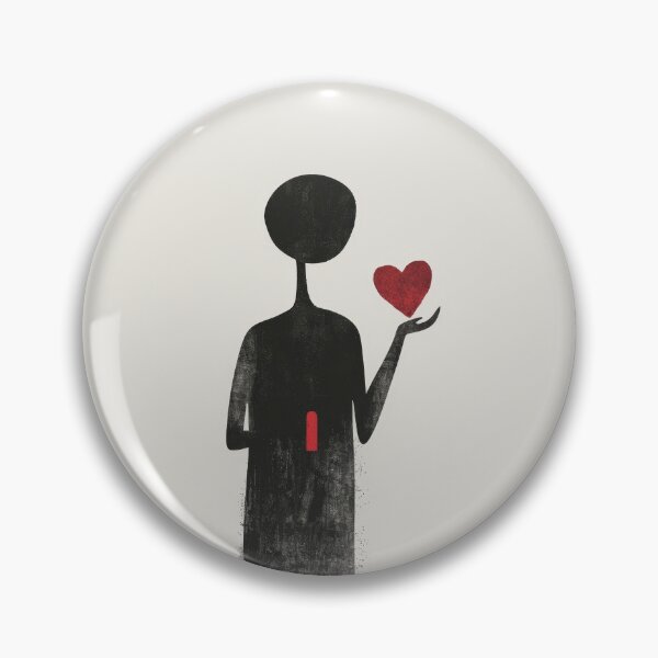 Item preview, Red Heart in Hand - Minimalist Illustration designed and sold by Piotrek0001.