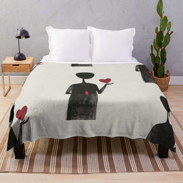 Item preview, Red Heart in Hand - Minimalist Illustration designed and sold by Piotrek0001.