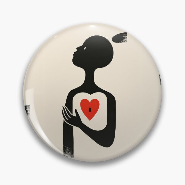 Item preview, Red Heart in Hand - Minimalist Illustration designed and sold by Piotrek0001.