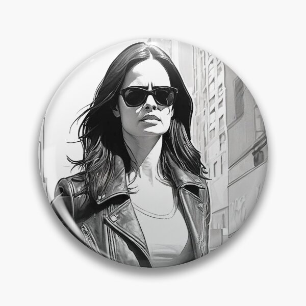 Artikelvorschau, Skizze inspiriert von „Jessica Jones“ entworfen und verkauft von RaffArte.