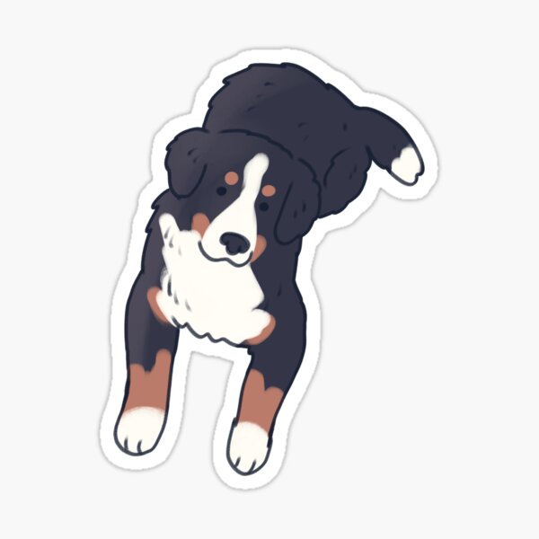 Item preview, Bernese mountain dog illustration  designed and sold by Artofmayara.