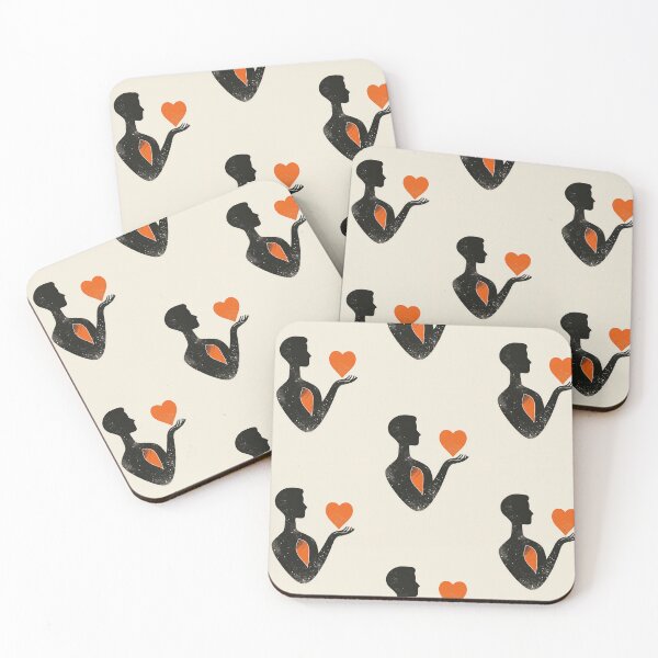 Item preview, Red Heart in Hand - Minimalist Illustration designed and sold by Piotrek0001.