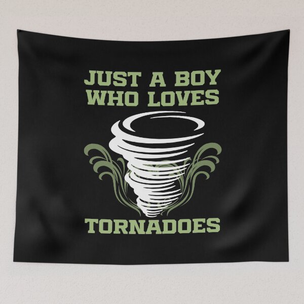 Item preview, Just A Boy Who Loves Tornadoes Funny Tornado Gift For Men, Women Hurricane Weather designed and sold by Norstyle.