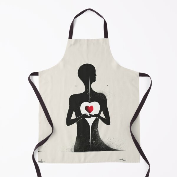 Item preview, Red Heart in Hand - Minimalist Illustration designed and sold by Piotrek0001.